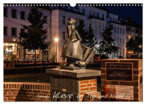 Schönes Kleve bei Tag und Nacht (Wandkalender 2027 DIN A3 quer), CALVENDO Monatskalender