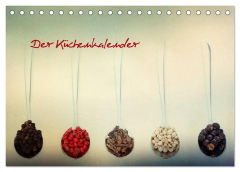 Der Küchenkalender (Tischkalender 2027 DIN A5 quer), CALVENDO Monatskalender