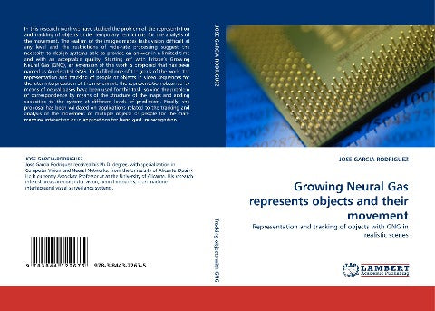 Growing Neural Gas represents objects and their movement
