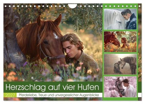 Herzschlag auf vier Hufen (Wandkalender 2027 DIN A4 quer), CALVENDO Monatskalender