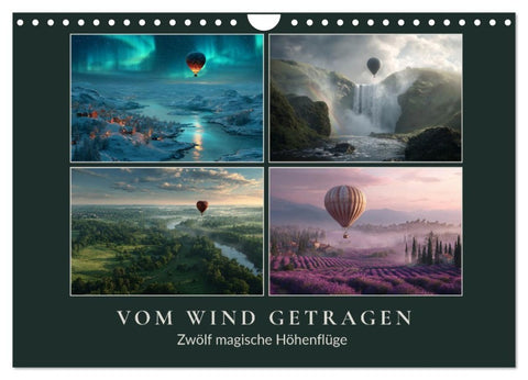 Vom Wind getragen (Wandkalender 2027 DIN A4 quer), CALVENDO Monatskalender