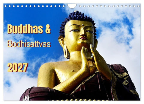 Buddhas & Bhodisattvas (Wandkalender 2027 DIN A4 quer), CALVENDO Monatskalender