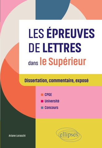 Les épreuves de Lettres dans le Supérieur
