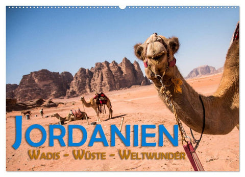 Jordanien - Wadis - Wüste - Weltwunder (Wandkalender 2026 DIN A2 quer), CALVENDO Monatskalender