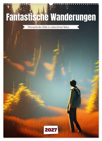 Fantastische Wanderungen (Wandkalender 2027 DIN A2 hoch), CALVENDO Monatskalender