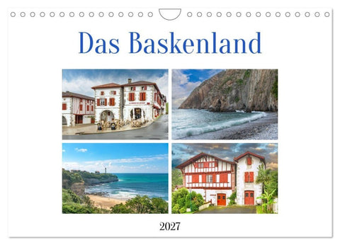 Das Baskenland (Wandkalender 2027 DIN A4 quer), CALVENDO Monatskalender