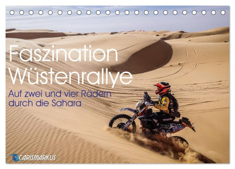 Faszination Wüstenrallye (Tischkalender 2026 DIN A5 quer), CALVENDO Monatskalender
