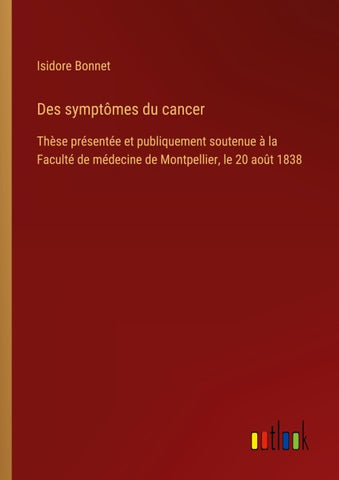 Des symptômes du cancer