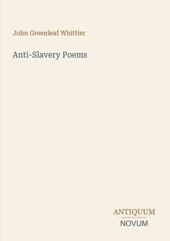 Anti-Slavery Poems