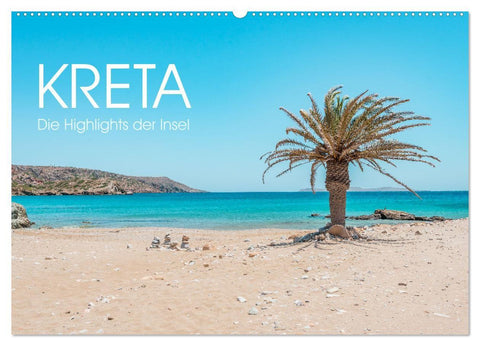 Kreta - Die Highlights der Insel (Wandkalender 2027 DIN A2 quer), CALVENDO Monatskalender