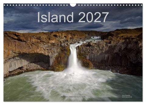 Island (Wandkalender 2027 DIN A3 quer), CALVENDO Monatskalender