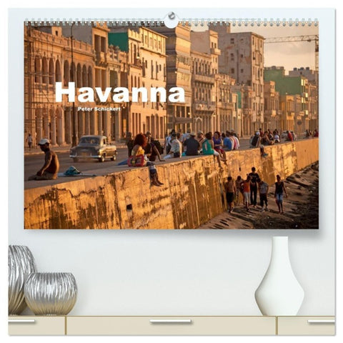 Havanna (hochwertiger Premium Wandkalender 2027 DIN A2 quer), Kunstdruck in Hochglanz