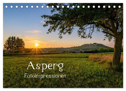 Asperg - Fotoimpressionen (Tischkalender 2027 DIN A5 quer), CALVENDO Monatskalender