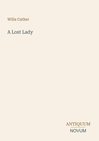 A Lost Lady