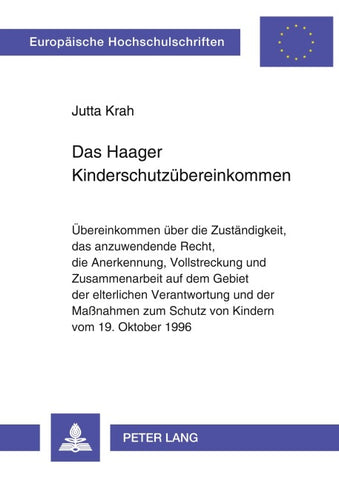 Das Haager Kinderschutzübereinkommen