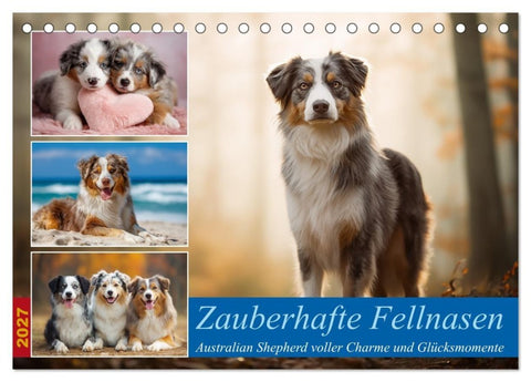 Zauberhafte Fellnasen (Tischkalender 2027 DIN A5 quer), CALVENDO Monatskalender