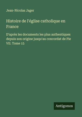 Histoire de l'église catholique en France