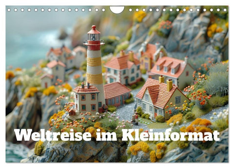 Weltreise im Kleinforma (Wandkalender 2027 DIN A4 quer), CALVENDO Monatskalender