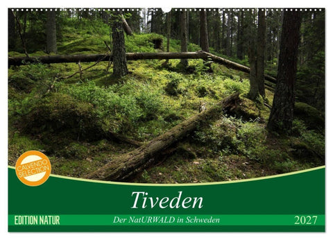 Tiveden, der NatURWALD in Schweden (Wandkalender 2027 DIN A2 quer), CALVENDO Monatskalender