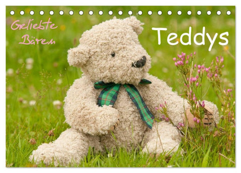 Geliebte Bären - Teddys (Tischkalender 2026 DIN A5 quer), CALVENDO Monatskalender