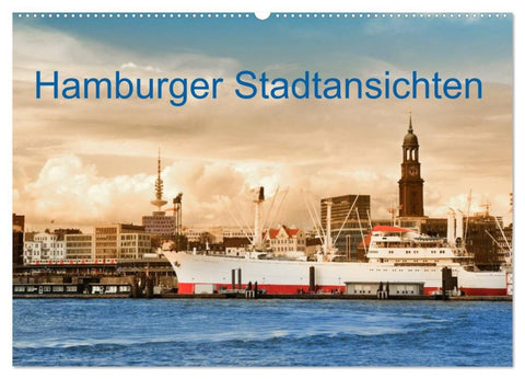 Hamburger Stadtansichten (Wandkalender 2026 DIN A2 quer), CALVENDO Monatskalender