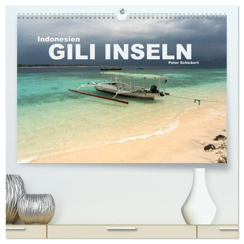 Indonesien: Gili Inseln (hochwertiger Premium Wandkalender 2027 DIN A2 quer), Kunstdruck in Hochglanz