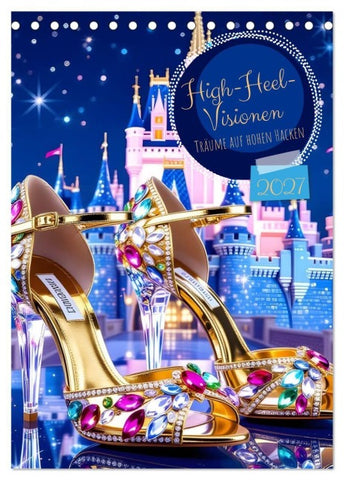 High-Heel-Visionen (Tischkalender 2027 DIN A5 hoch), CALVENDO Monatskalender