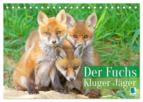 Der Fuchs: Kluger Jäger (Tischkalender 2027 DIN A5 quer), CALVENDO Monatskalender