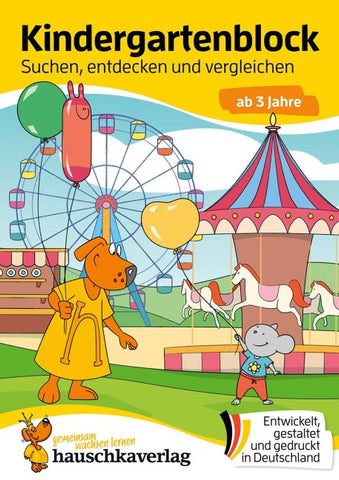 Kindergartenblock ab 3 Jahre – Suchen, entdecken und vergleichen