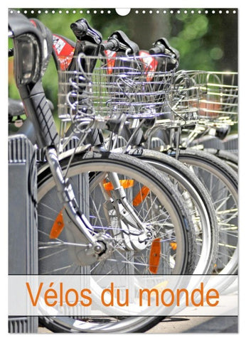 Vélos du monde (Calendrier mural 2027 DIN A3 horizontal), CALVENDO calendrier mensuel