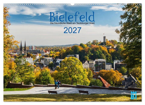 Bielefeld - Die freundliche Stadt am Teutoburger Wald (Wandkalender 2027 DIN A2 quer), CALVENDO Monatskalender