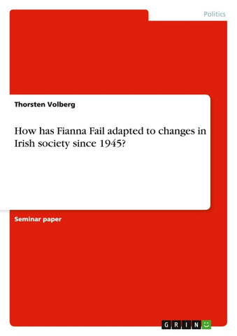 How has Fianna Fail adapted to changes in Irish society since 1945?