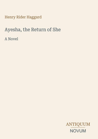 Ayesha, the Return of She