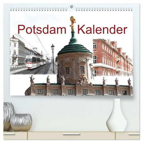 Potsdam Kalender (hochwertiger Premium Wandkalender 2026 DIN A2 quer), Kunstdruck in Hochglanz