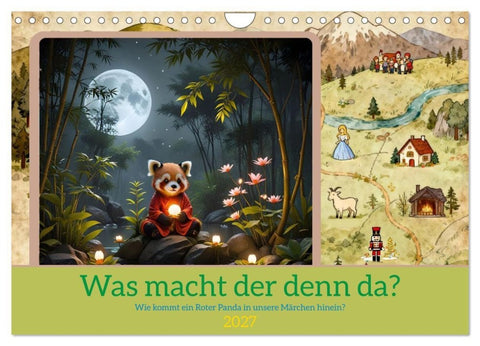 Was macht der denn da? (Wandkalender 2027 DIN A4 quer), CALVENDO Monatskalender