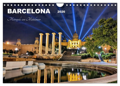 BARCELONA - Metropole am Mittelmeer (Wandkalender 2026 DIN A4 quer), CALVENDO Monatskalender