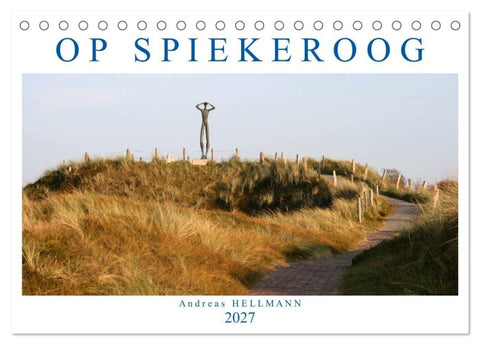OP SPIEKEROOG (Tischkalender 2027 DIN A5 quer), CALVENDO Monatskalender