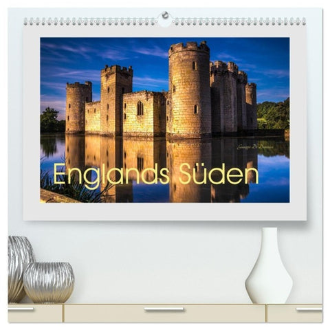 Englands Süden (hochwertiger Premium Wandkalender 2027 DIN A2 quer), Kunstdruck in Hochglanz