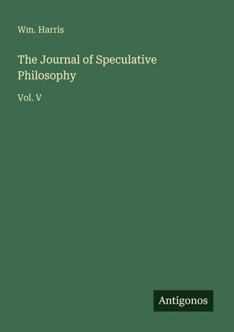 The Journal of Speculative Philosophy