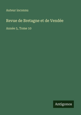 Revue de Bretagne et de Vendée