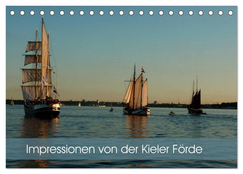 Impressionen von der Kieler Förde (Tischkalender 2027 DIN A5 quer), CALVENDO Monatskalender
