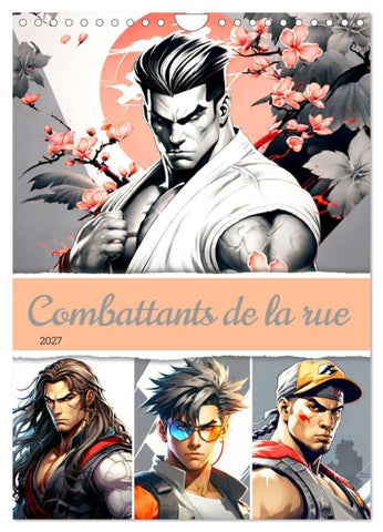 Combattants de la rue (Calendrier mural 2027 DIN A4 horizontal), CALVENDO calendrier mensuel