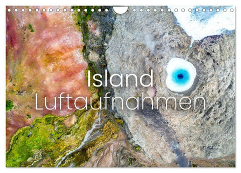 Island Luftaufnahmen (Wandkalender 2027 DIN A4 quer), CALVENDO Monatskalender