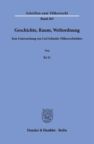 Geschichte, Raum, Weltordnung
