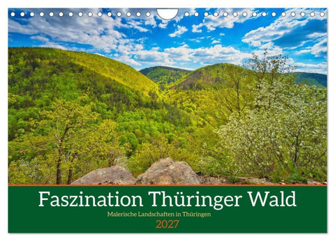 Faszination Thüringer Wald (Wandkalender 2027 DIN A4 quer), CALVENDO Monatskalender