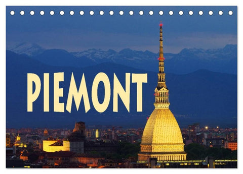 Piemont (Tischkalender 2026 DIN A5 quer), CALVENDO Monatskalender
