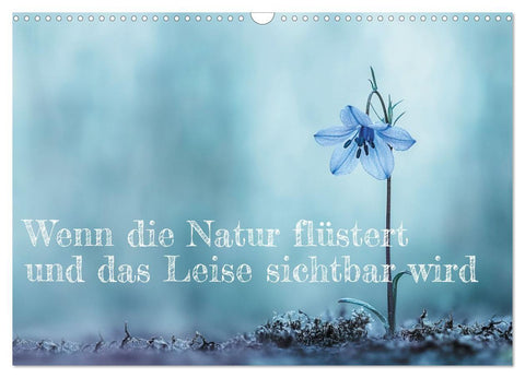 Wenn die Natur flüstert und das Leise sichtbar wird (Wandkalender 2027 DIN A3 quer), CALVENDO Monatskalender