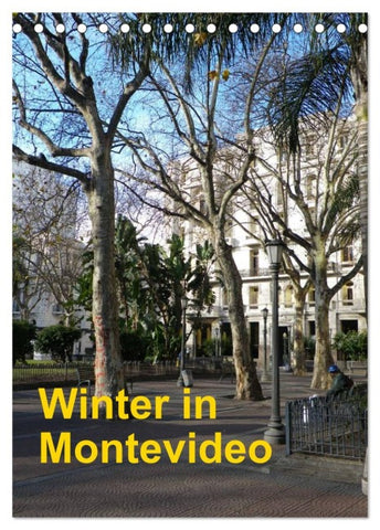 Winter in Montevideo (Tischkalender 2026 DIN A5 hoch), CALVENDO Monatskalender