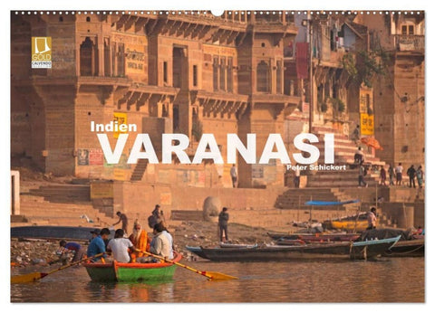 Indien - Varanasi (Wandkalender 2027 DIN A2 quer), CALVENDO Monatskalender