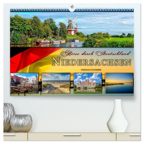 Reise durch Deutschland - Niedersachsen (hochwertiger Premium Wandkalender 2027 DIN A2 quer), Kunstdruck in Hochglanz